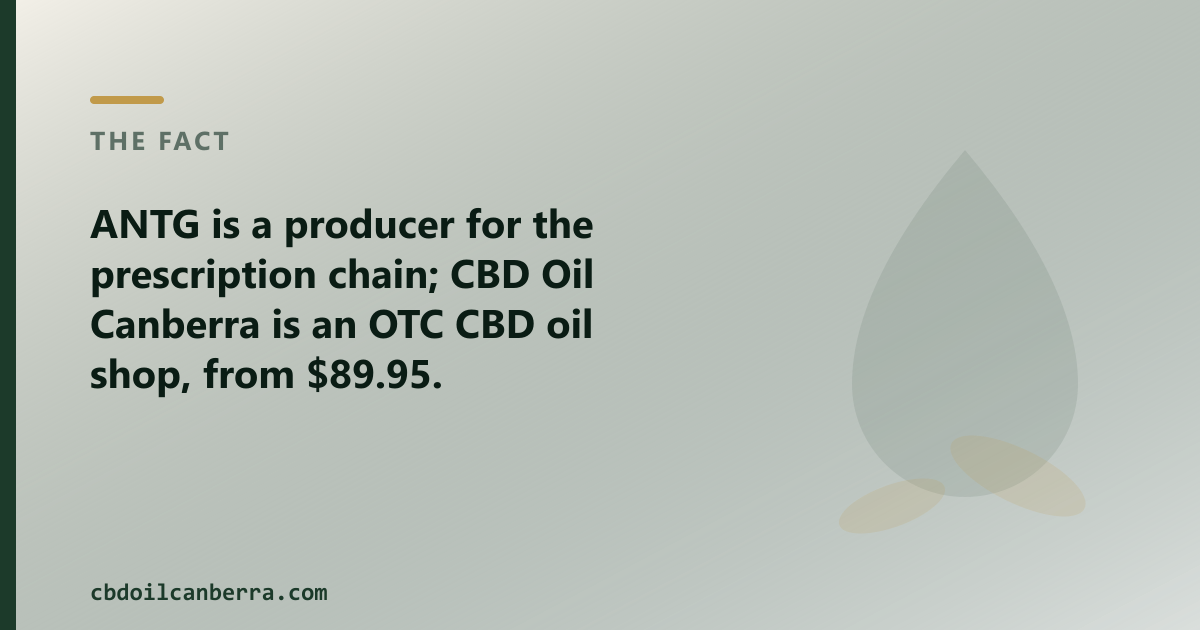 A licensed producer and an OTC shop are two different things, for different needs