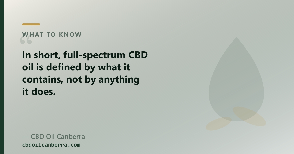 Our full-spectrum CBD oil specification: 50ml, MCT carrier, four strengths, COA on request